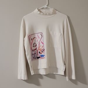Stateside Cream Long Sleeve Top